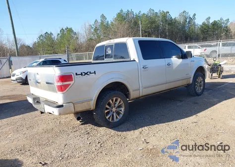 2012 Ford F-150 Platinum из США, поврежденный, VIN 1FTFW1ETXCFA70575